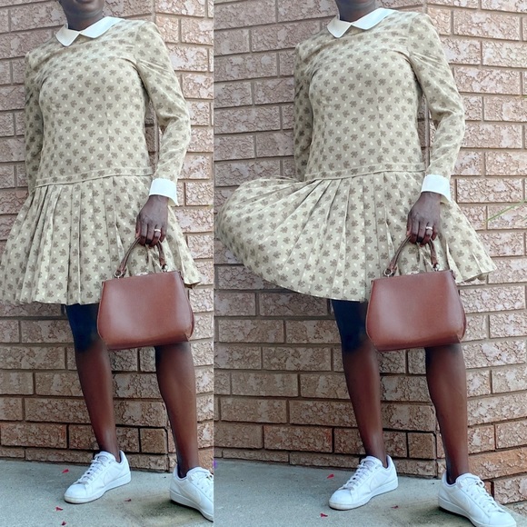 VINTAGE - PETER PAN COLLAR DRESS - Picture 6 of 6